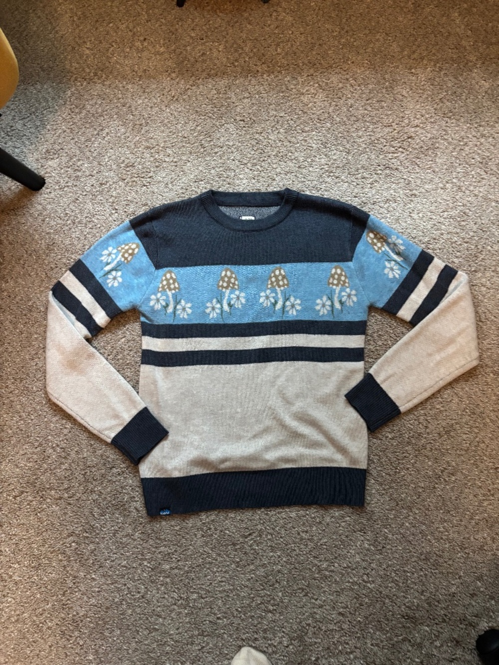 Kavu Hillrose Mushroom Patch sweater